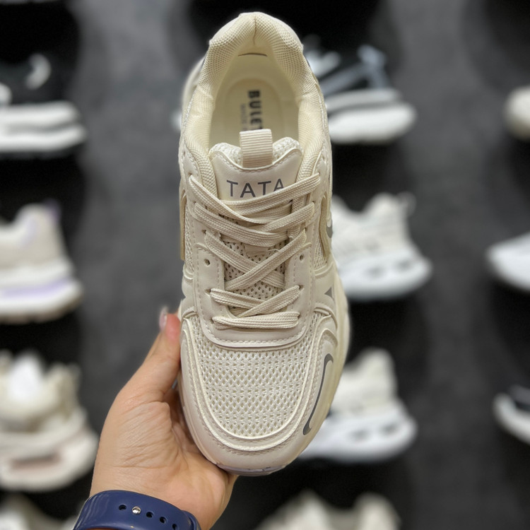 کتونی وارداتی K.Shoes زنانه نقرهای مشکی سفید - تصویر 2